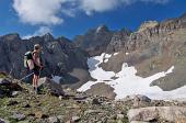 Dal Rifugio Barbellino salita al PIZZO DEL DIAVOLO DI MALGINA (2926 m.) e discesa a Valbondione il 22 agosto 2010 - FOTOGALLERY